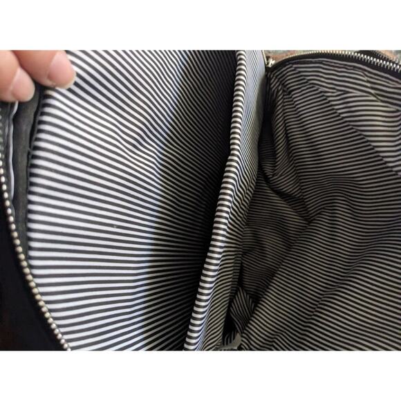 Tablet Backpack Padded Striped Interior Compartments Lightweight‎ Office Durable - Picture 5 of 7